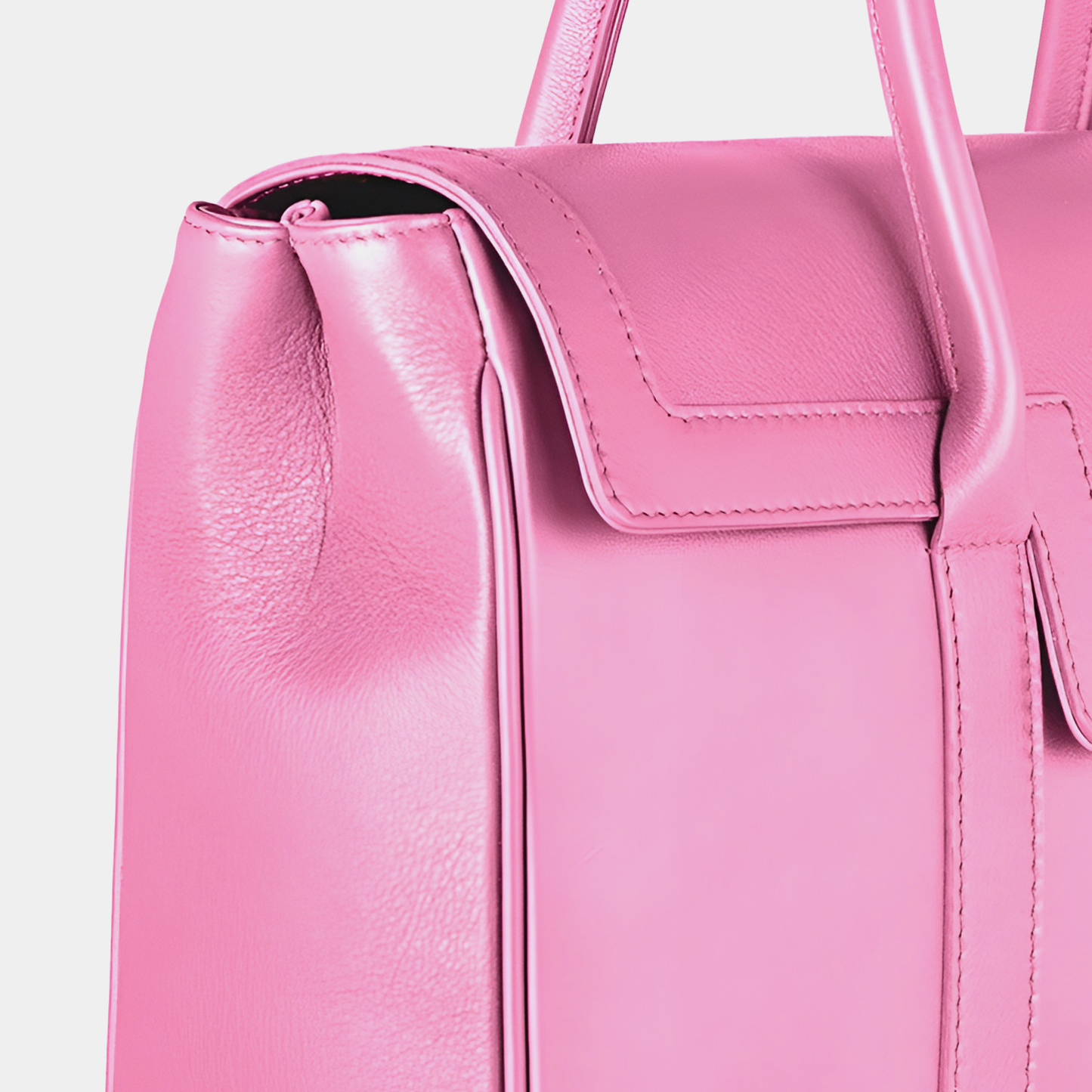 Bolso ejecutivo para mujer en piel napa de ternera de color rosa