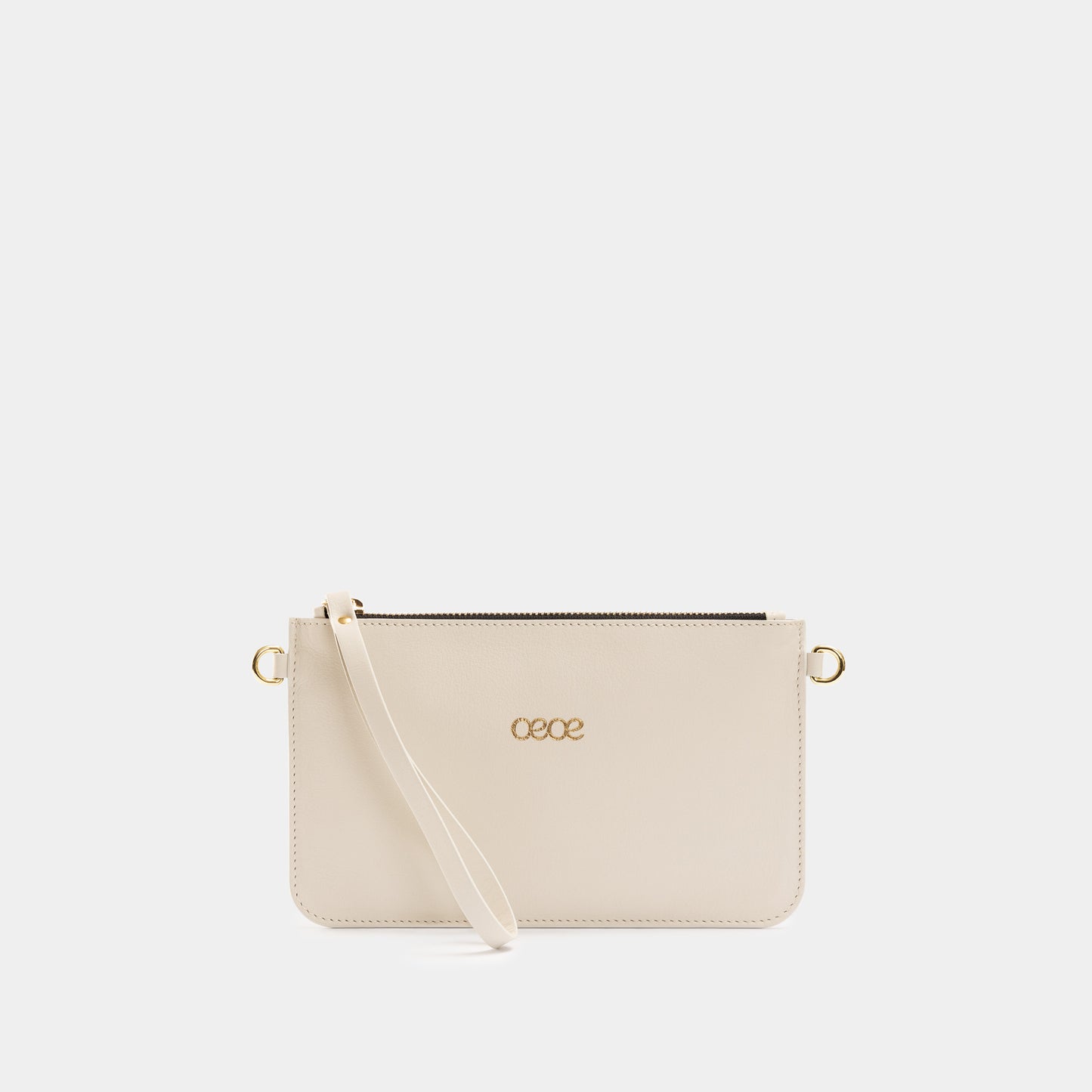 Bolso De Mano pequeño en piel de ternera en color blanco para mujer