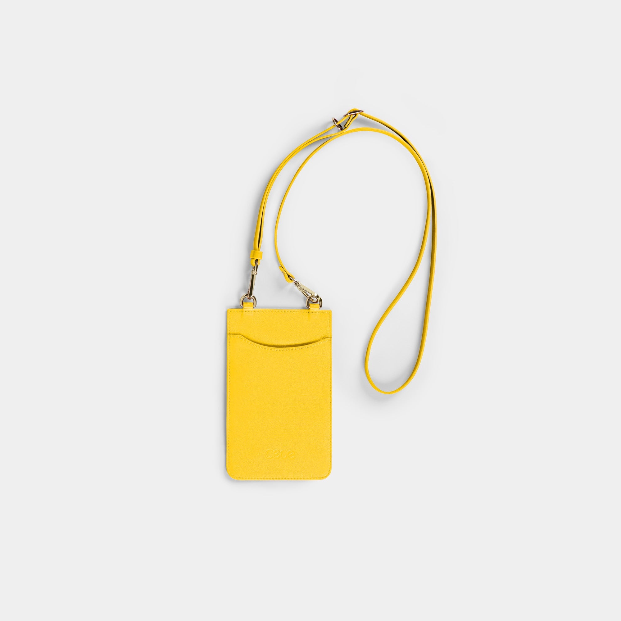 Funda Para Móvil  en piel de vacuno en color amarillo para hombre