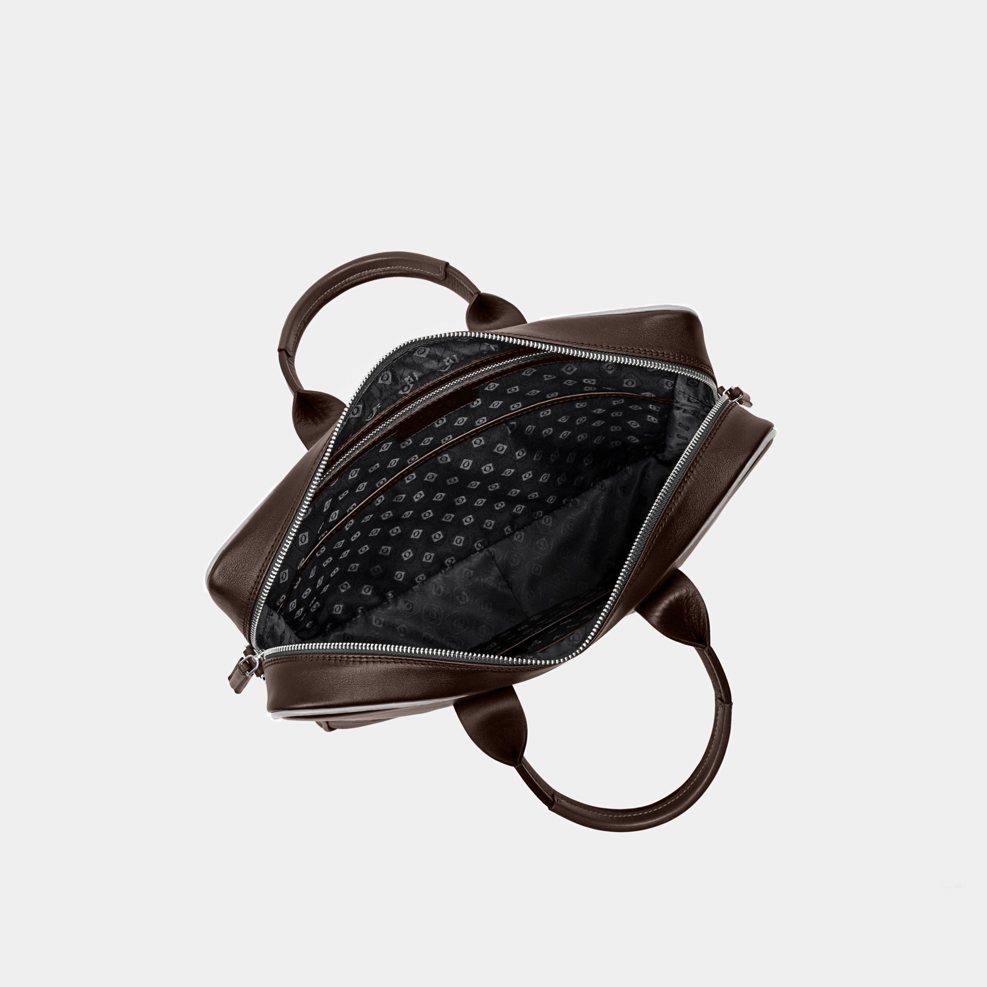 Bolso Ejecutivo  grande en piel de vacuno en color marrón para hombre