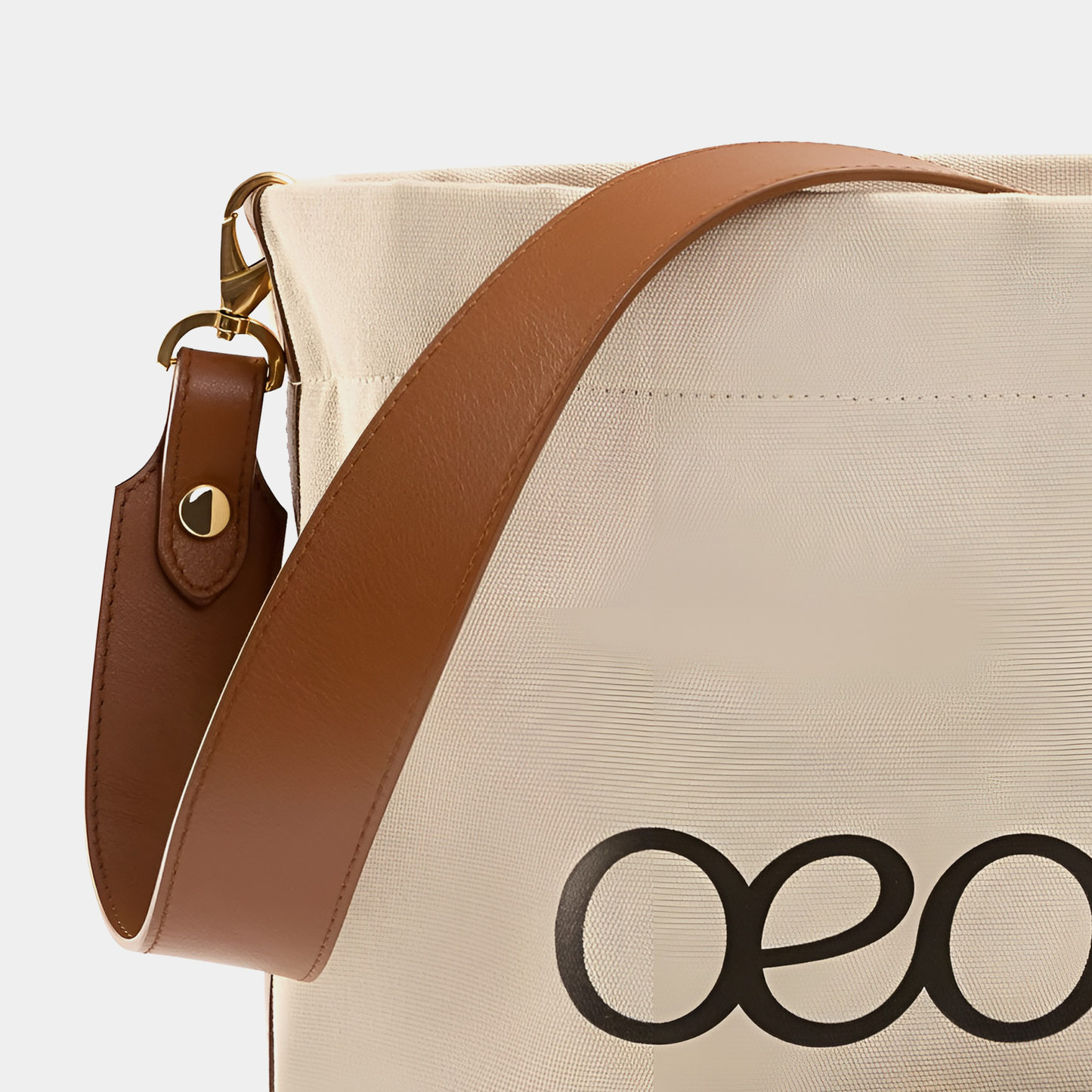 Bolso Shopper  grande en piel de vacuno en color blanco para mujer