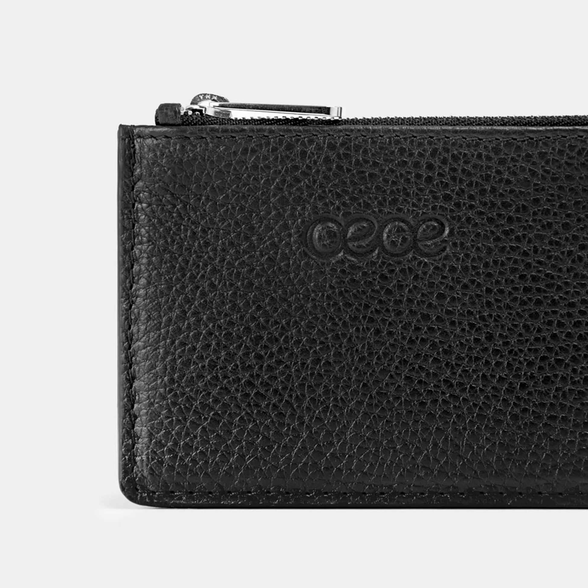 Cartera pequeña en piel de vacuno en color negro para mujer