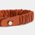 Cinturón ancho en piel de  en color rojo para mujer