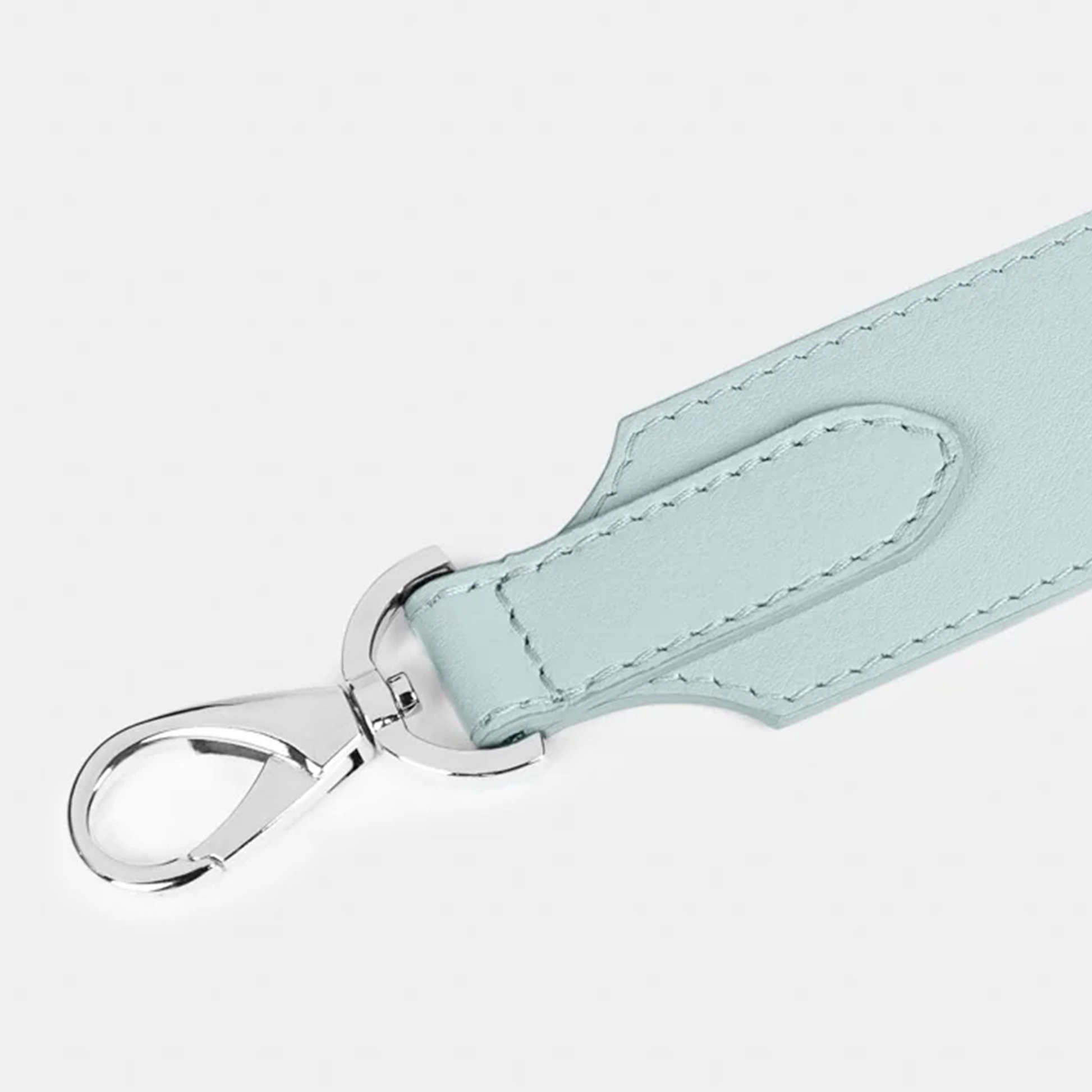 Correa Bolso  en piel de vacuno en color azul para 