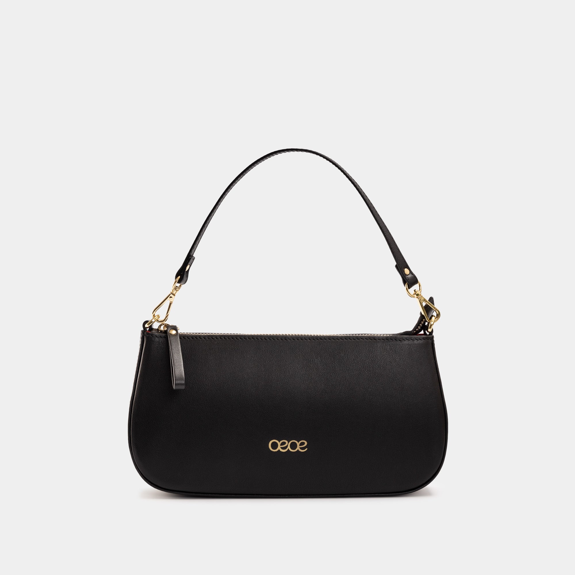 Bolso De Mano pequeño en piel de no especifíca en color negro para mujer