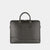 Bolso Ejecutivo  grande en piel de vacuno en color gris para hombre