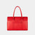 Bolso Ejecutivo grande en piel de vacuno en color rojo para mujer
