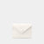 Cartera pequeña en piel de vacuno en color blanco para mujer
