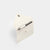 Cartera pequeña en piel de vacuno en color blanco para mujer