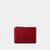 Cartera pequeña en piel de vacuno  en color rojo para mujer