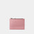Cartera pequeña en piel de vacuno en color rosa para mujer
