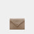 Cartera pequeña en piel de vacuno en color taupe para mujer