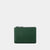 Cartera pequeña en piel de vacuno  en color verde para mujer
