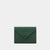 Cartera pequeña en piel de vacuno en color verde para mujer
