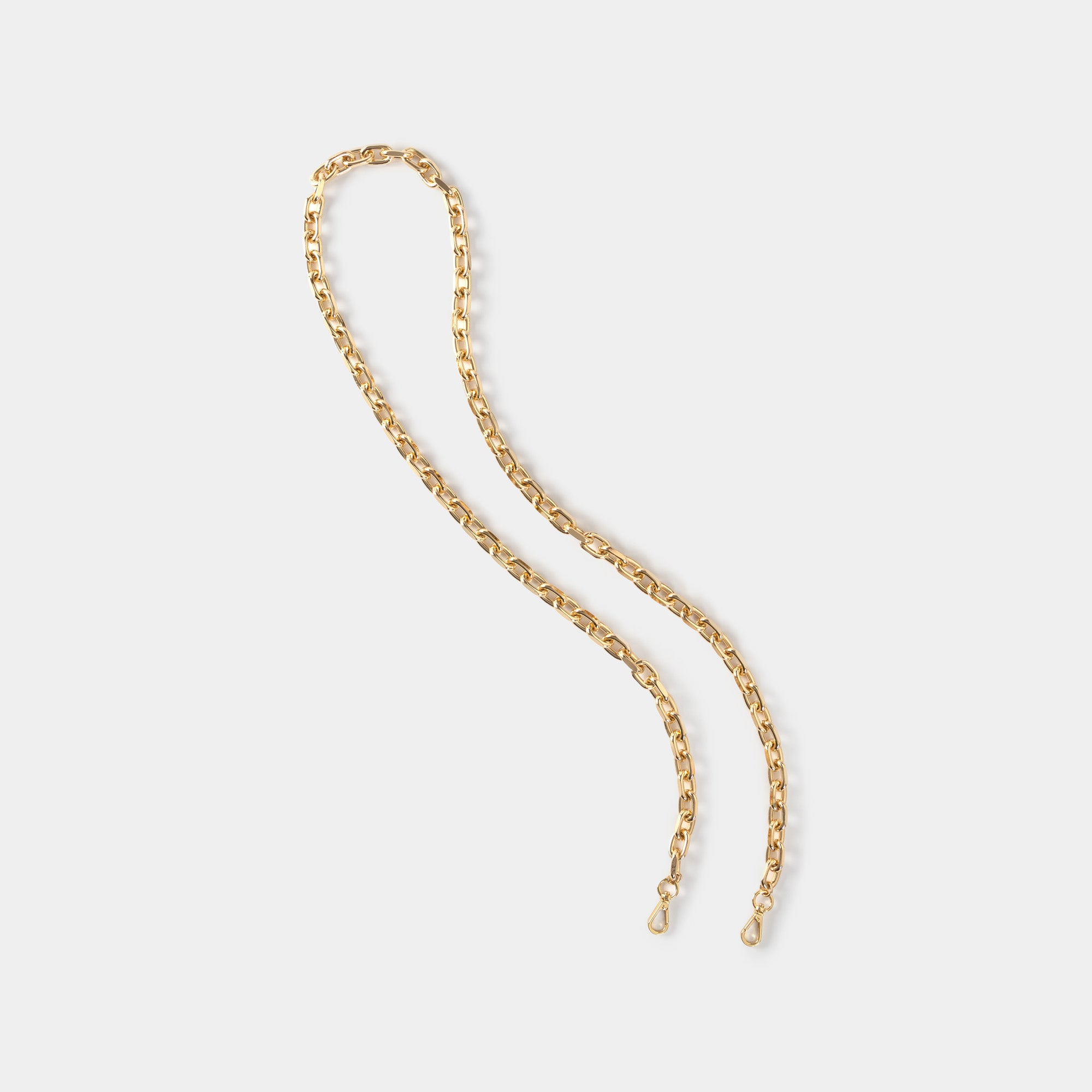 Correa Bolso  en piel de metal en color metal (dorado)  para mujer