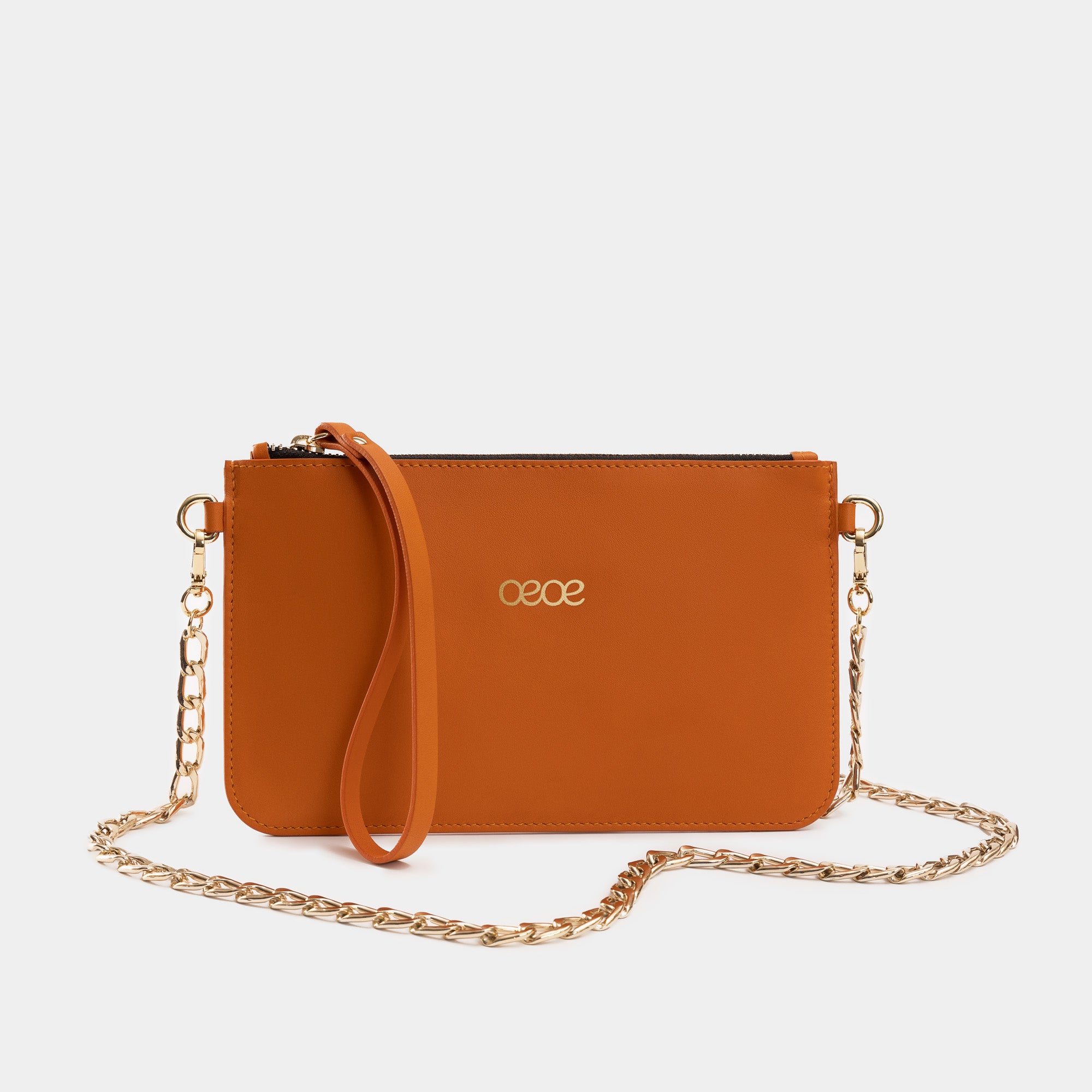 Correa Bolso  en piel de metal en color metal (dorado)  para mujer