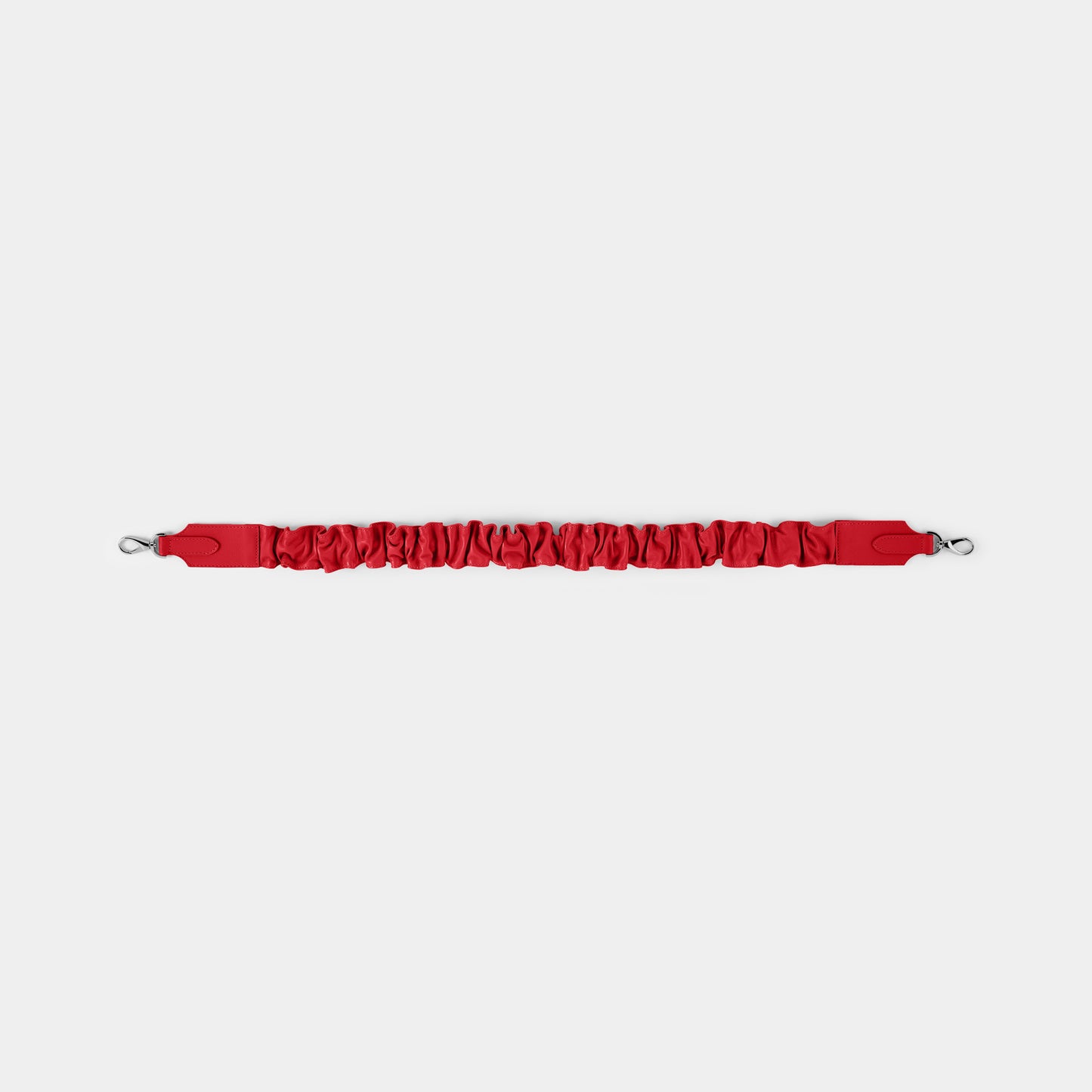 Correa Bolso pequeño en piel de vacuno en color roja para mujer
