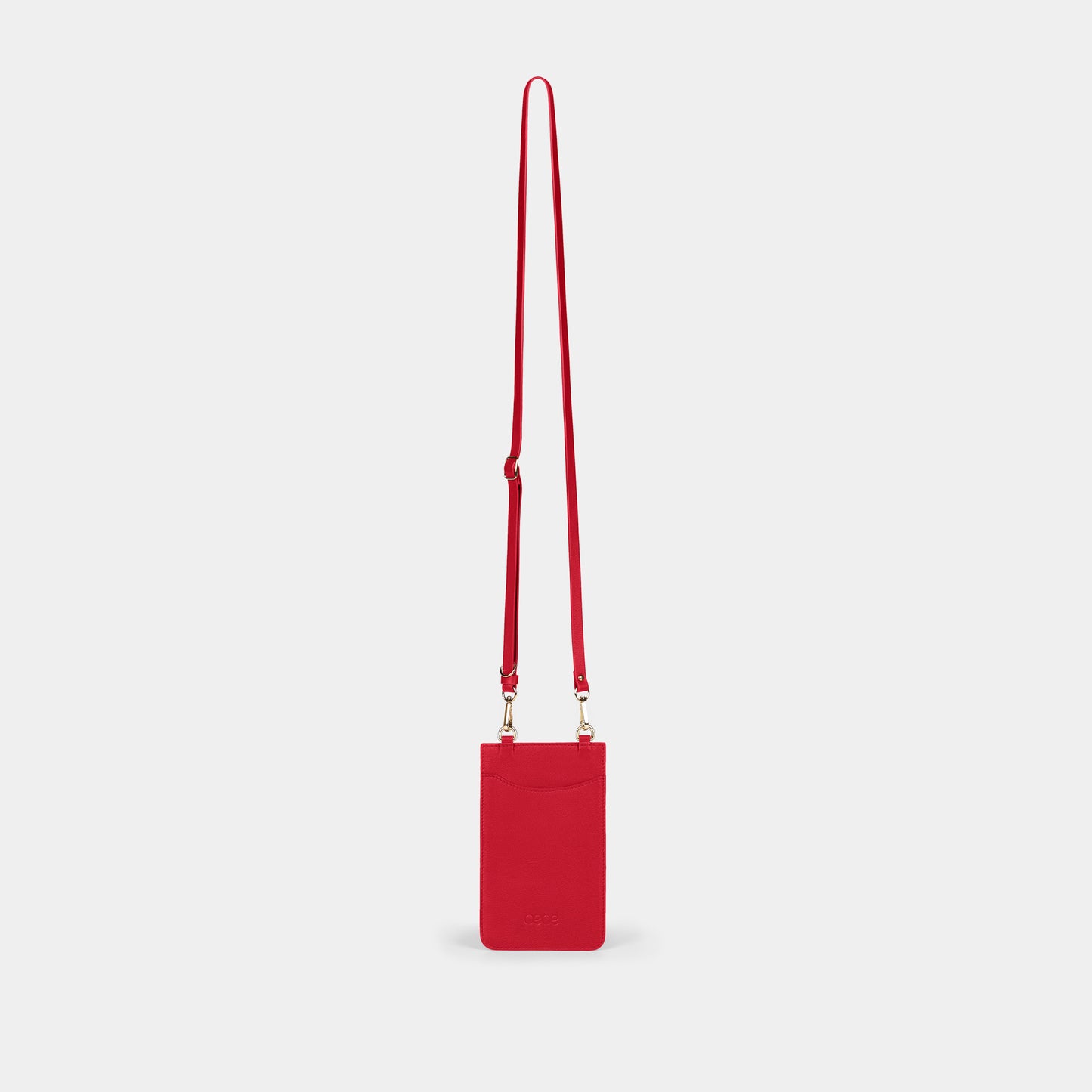 Funda Para Móvil  en piel de vacuno en color rojo para hombre