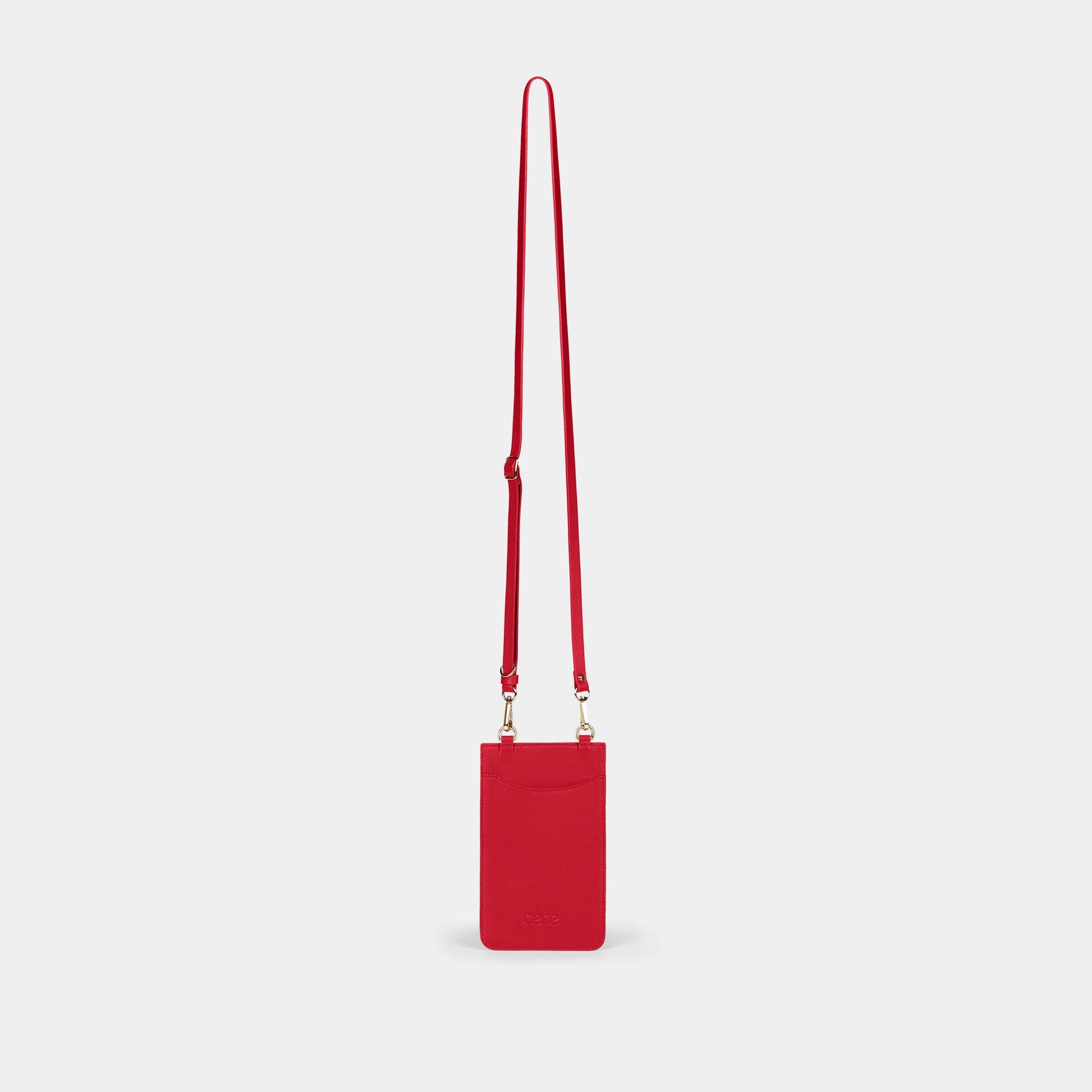 Funda Para Móvil  en piel de vacuno en color rojo para hombre