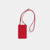 Funda Para Móvil  en piel de vacuno en color rojo para hombre