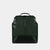 Mochila grande en piel de vacuno en color verde para hombre